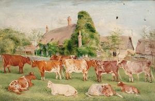 Cows In Landscape - view 1