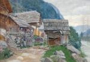 Bauernhaus Und Schupfen by Georg Holub