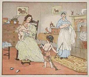 Bye, Baby Bunting by Sir Augustus Wall Callcott