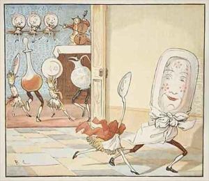 And the Dish Ran Away with the Spoon by Sir Augustus Wall Callcott