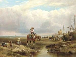 Idle gossip on the shore by Sir Augustus Wall Callcott