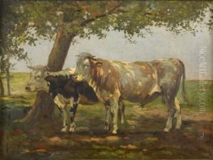 Jungbullen. by Johann Daniel Holz