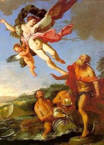 Neptune Pursuing Coronis, 1665-70 by Giulio Carpioni