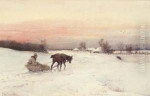 The Troika Ride Home by Juliusz Holzmutller