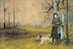 Na Polowaniu, 1908 R. by Juliusz Holzmutller