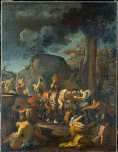 Bacchanal by Giulio Carpioni
