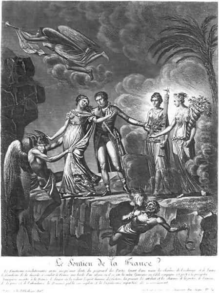 Allegory of the Good Government of Napoleon Bonaparte (1769-1821) from 'Le Soutien de la France', c.1801 - view 1