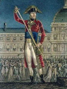 Bonaparte, First Consul (1769-1821) Replacing his Sword in its Sheath after the General Peace by Alexis Chataigner