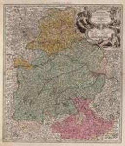 "landkarte Von Bayern Und Salzburg by Johan Baptist Homann