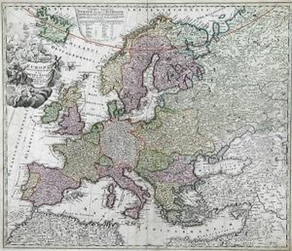 A Map Of Europe - view 1