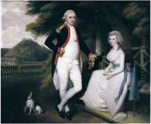 Portrait Of Colonel William Sydenham (1753-1801) With His Wife Amelia