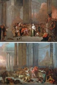 Cristo E L""""adultera by Abraham Danielsz. Hondius