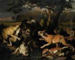 Caccia Al Cinghiale by Abraham Danielsz. Hondius