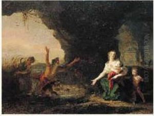 Latone Et Les Paysans De Lycie. by Abraham Danielsz. Hondius