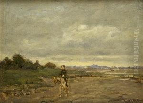Boy On A Donkey - view 1