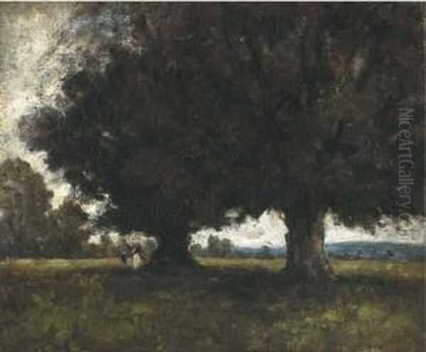 Figures Under A Tree - view 1
