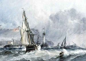 View of Whitby by George Chambers