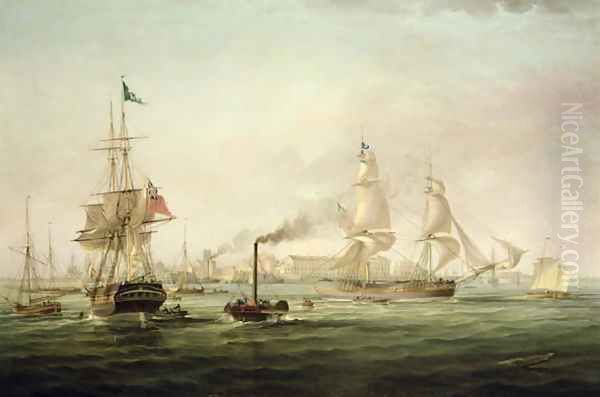 View of the Port of Hull with the Spartan - view 1