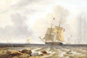 Trading brigs offshore
