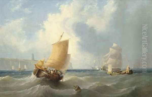 Shipping Off The South Coast - view 1