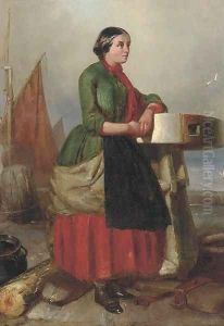 The fisherman's wife by George Chambers