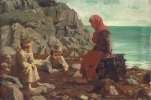 Waiting On The Shore by James Clark Hook