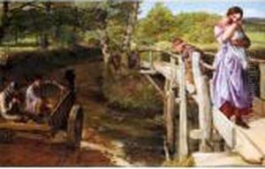 The Brook - "and Out Again I 
Curve And Flow, To Join The Brimming River; For Men May Come, And Men By
 Go, But I Go On Forever." -