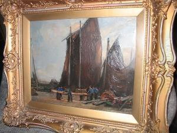 A Fife Fishing Quay - view 1