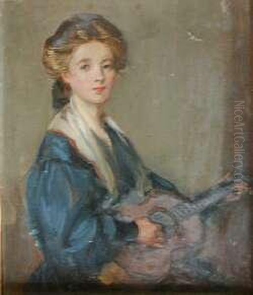 Girl With Guitar - view 1