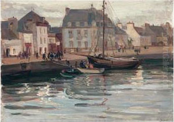 Evening Concarneau, Brittany - view 1