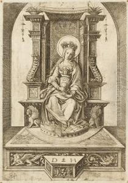 Hl. Barbara, Thronend - view 1