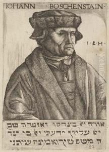 Johann Boschenstein, Professor Zu Wittenberg by Hieronymus Hopfer