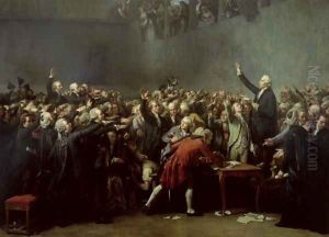 The Tennis Court Oath, 20th June 1789, 1848 by Louis Charles Auguste Couder