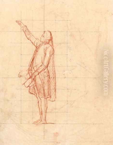 Study for the Tennis Court Oath - view 1