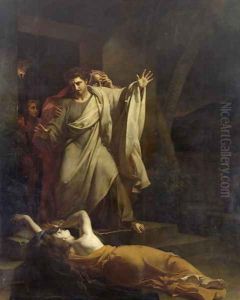 The Levite of Ephraim by Louis Charles Auguste Couder