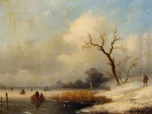 Figures On A Frozen Lake