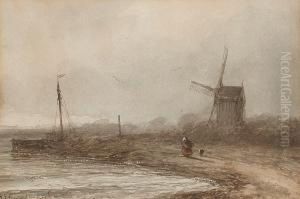 Dutch Landscapes by Johannes Franciscus Hoppenbrouwers