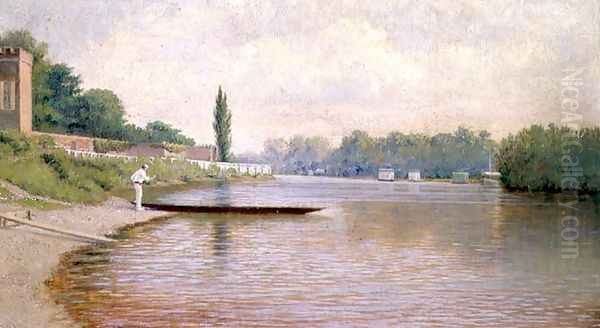 Boating on the Thames - view 1