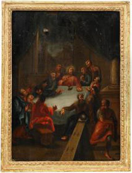 Nattvardens Instiftande Respektive Kristus Och Nikodemus - 1 Par - view 1