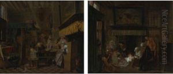Gathered Around The Fire; Tea Time - view 1