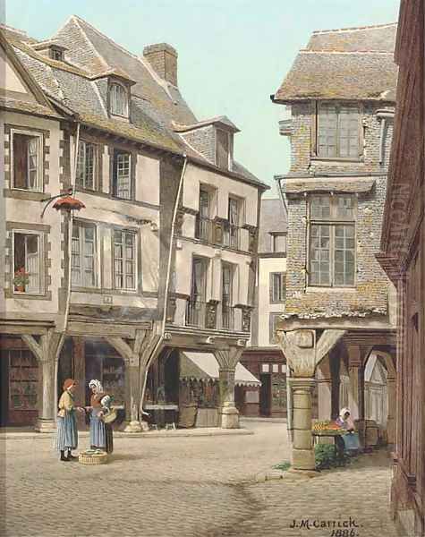 On the way to market, Brittany - view 1