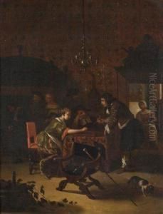 Joueurs De Tric Trac by Jan Jozef, the Younger Horemans