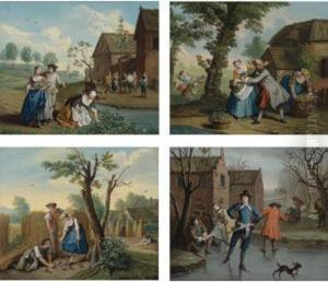 The Four Seasons by Jan Josef, the Elder Horemans