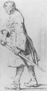 A Soldier Drawing His Sable