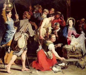 The Adoration of the Shepherds, after 162 by Jan Cossiers