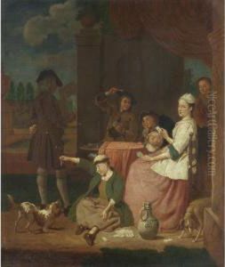 La Partita A Carte by Jan Jozef, the Younger Horemans
