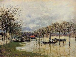 The Flood on the Road to Saint-Germain by Federico del Campo