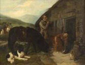 By The Keeper's Cottage by George W. Horlor