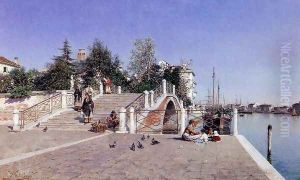 In the Shadow of an Italian Pergola by Federico del Campo