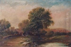 A Riverside Camp Fire